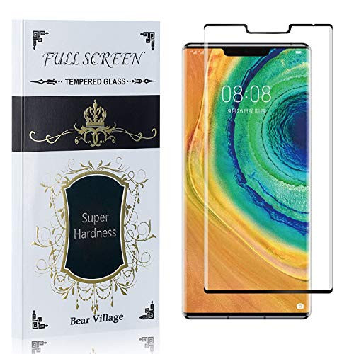 Bear Village Screen Protector for Huawei Mate 30 Pro  Anti Scratch  Bubble Free  HD Tempered Glass Screen Protector Film for Huawei Mate 30 Pro  1 Pack