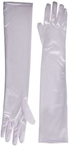 Jacobson Hat Company Women's Adult 18 Inch Long Nylon Glove  White  One Size