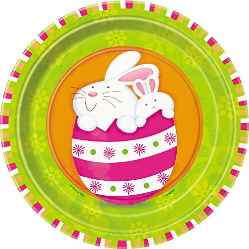 Bunny Pals Easter Dessert Plates  8ct