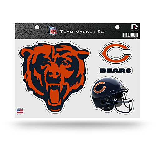 NFL Rico Industries Die Cut Team Magnet Set Sheet  Chicago Bears