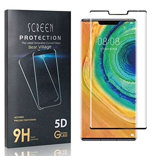 Screen Protector for Huawei Mate 30 Pro  Bear Village 9H Transparent Tempered Glass Screen Protector  Ultra Clear Screen Protector Film for Huawei Mate 30 Pro  1 Pack
