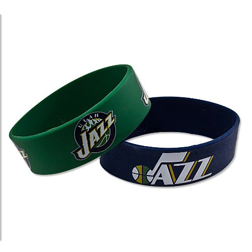 aminco NBA Brooklyn Nets Silicone Rubber Bracelet Wristbands  2-Pack