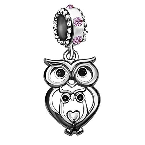 JMQJewelry Owl Mom Heart Love Baby Birthstone Birthday Purple June Charms for Bracelets Women Jewelry Sister Wife Kid Jewelry JMQJewelry Owl Mom Heart Love Baby Birthstone Birthday Purple June Charms for Bracelets Women Jewelry Sister Wife Kid Jewelry