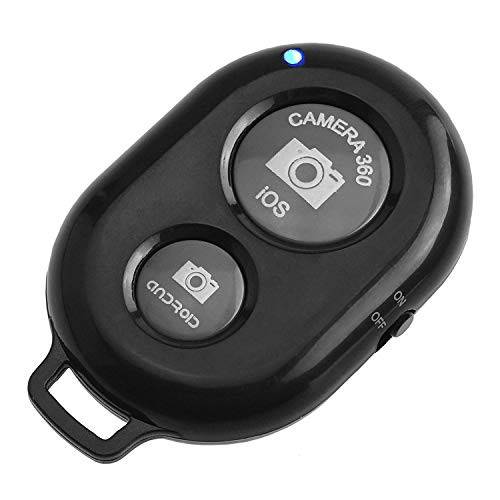 Wireless Bluetooth Camera Shutter Remote Control for Smartphones Create Amazing Photos and Selfies Compatible with All iOS and Android Devices with Wrist Strap by (AllezIntl)