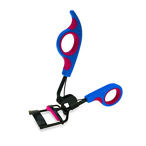 ALYSSUM Eyelash Curler - with Advanced Silicone Pressure Pad  and  Tweezer  Fits All Eye Shapes Get The Perfect Curl in Seconds  Blue