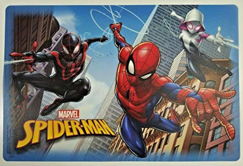 Zak Designs Marvel Comics Spider-Man Kid's Placemat Set of 2