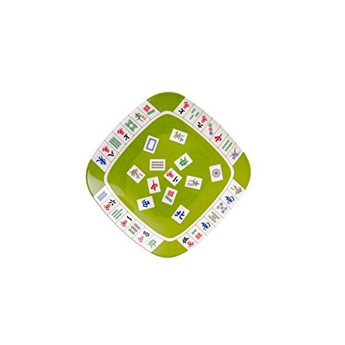 1 X Mah Jongg Melamine Dessert Plate