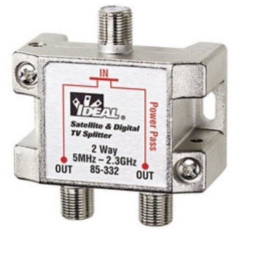 Ideal 85-332 2-Way Digital Cable Splitter  2.3 GHz