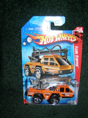 Hot Wheels 2010 Race World Movie Stunts 04 04 Orange Flame Stopper
