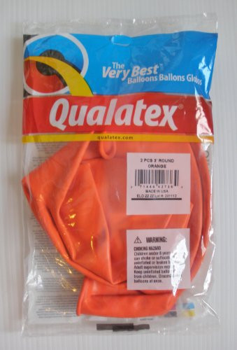 Qualatex 36" Round Latex Balloons  Orange