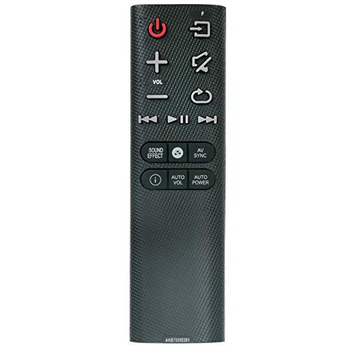 AKB75595301 Replacement Remote Control Applicable for LG Soundbar SK10Y SK10 SK6 SK6Y SK8 SK8Y SK9 SK9Y SKC9 SPK8-W SKM6Y
