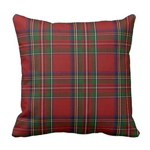Emvency Throw Pillow Cover Red Accent Royal Stewart Tartan Plaid Blue Scottish Decorative Pillow Case Home Decor Square 16 x 16 Inch Pillowcase Emvency Throw Pillow Cover Red Accent Royal Stewart Tartan Plaid Blue Scottish Decorative Pillow Case Home Decor Square 16 x 16 Inch Pillowcase