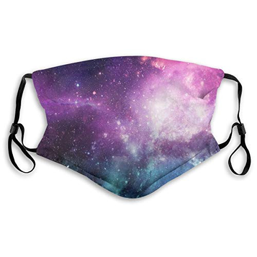 Galaxy Dust Washable Reusable Filter and Reusable Mouth Warm Windproof Cotton Face