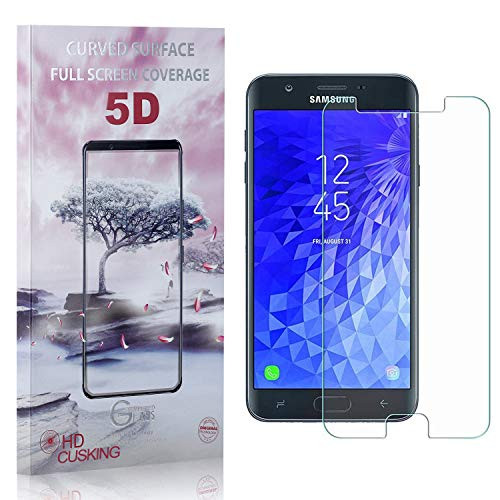 CUSKING Screen Protector for Galaxy J3 2018 Anti Scratch Bubble Free HD Crystal Clear Tempered Glass Screen Protector Film for Samsung Galaxy J3 2018 1 Pack CUSKING Screen Protector for Galaxy J3 2018 Anti Scratch Bubble Free HD Crystal Clear Tempered Glass Screen Protector Film for Samsung Galaxy J3 2018 1 Pack
