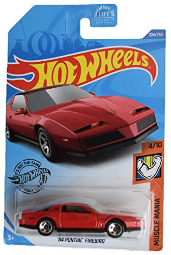 Mattel Hot Wheels '84 Pontiac Firebird 224 250  red