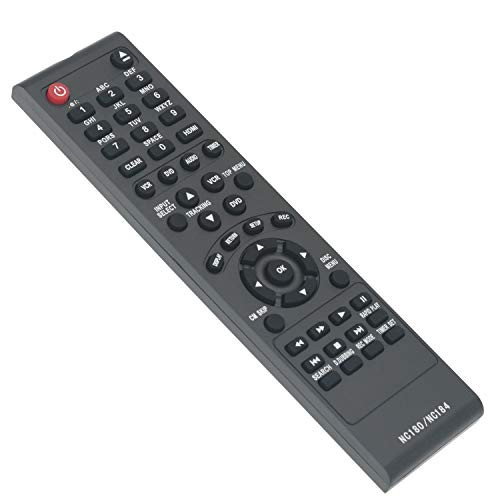 New NC180UH NC184UH Replace DVD VCR Combo Remote Control NC180 NC184 fit for Sanyo Funai DVDR Recorder FWZV475E FWZV475F ZV427FX4 ZV427FX4A ZV427FX4 A