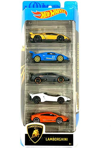 DieCast Hotwheels 2020 Gift Set 1 64 Scale Lamborghini5-pack Cars