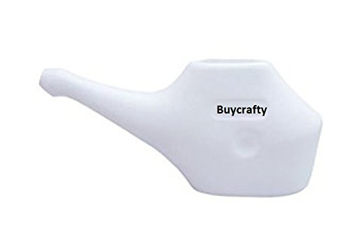 Buycrafty Plastic Traveller's Neti Pot for Nasal Cleansing  Little teapots with long spouts Economy  Light-Weight Neti Pot  Handy  Compact  and  Travel Friendly