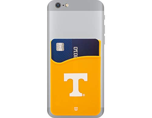 Tennessee Volunteers Adhesive Silicone Cell Phone Wallet/Card Holder for iPhone, Android, Samsung Galaxy, Most Smartphones