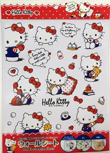 FRIEND Sanrio Hello Kitty Room Wall Decoration Sheet Sticker Switch Accessories