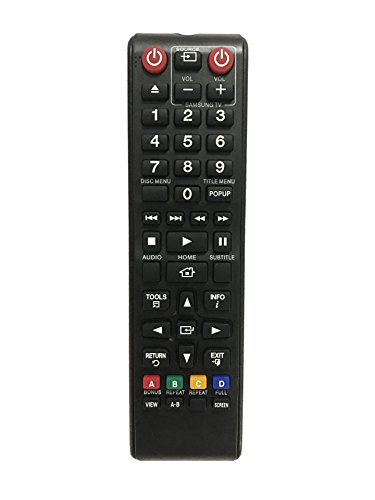 Replacement Remote Controller fit for BD-F5100 ZA BD-JM57C ZA BD-H5900 ZA BD-J5100E BD-J5100E ZA Samsung Blu-ray Disc Player