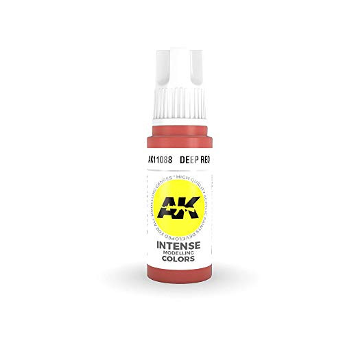 AK Interactive 3rd Gen Acrylic Deep Red 17ml - Plastic Model Building Paints and Accessories  11088
