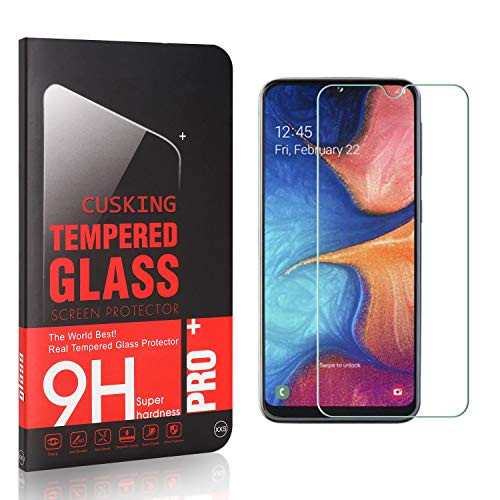 CUSKING Screen Protector for Galaxy A30  9H Hardness Tempered Glass Screen Protector Compatible with Samsung Galaxy A30  Bubble Free  Ultra Clear  1 Pack