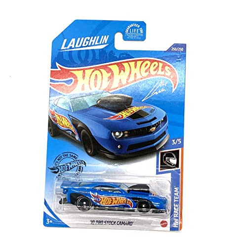 Original Hot Wheels HW Race Team 10 Pro Stock Camaro Blue 1 64 Scale