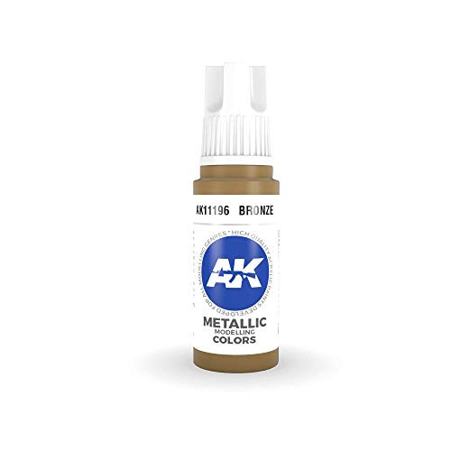 AK Interactive 3rd Gen Acrylic Bronze 17ml - Plastic Model Building Tools  Accessories and Paints  11196