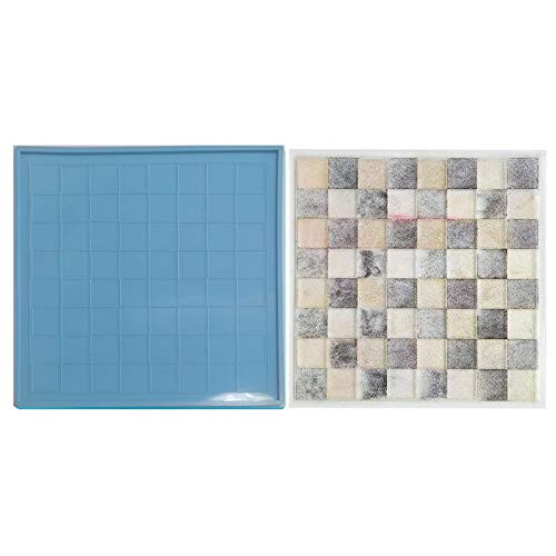 TEEWAL Chess Board Silicone Resin Mold Chess Board Molds for Resin Casting Chess Board Mold Crystal Epoxy Resin Mold Chess Board Casting Silicone Mold DIY Crafts Making Tools TEEWAL Chess Board Silicone Resin Mold Chess Board Molds for Resin Casting Chess Board Mold Crystal Epoxy Resin Mold Chess Board Casting Silicone Mold DIY Crafts Making Tools