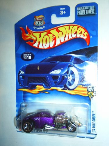 Hot Wheels 2003 First Editions 7 1 4 Mile Coupe No 2003 on Card 2003-19 Collectible Collector Car Mattel 1 64 Scale