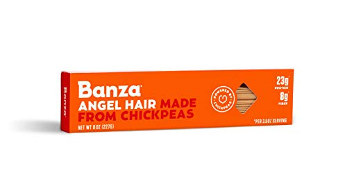 Banza  Pasta Angel Hair Chickpea  8 Ounce