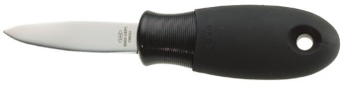 OXO 35681 Good Grips Oyster Knife with Non Slip Handle, Black/Silver