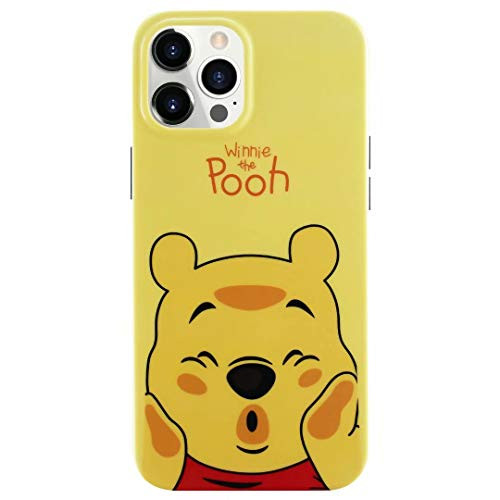 Max-ABC Compatible with iPhone 12 Pro Max Case Cute Cartoon Winnie The Pooh Boys Girls Kids Character Slim Soft TPU Protective Case Cover for iPhone 12 Pro Max 6.7 inch Winnie The Pooh