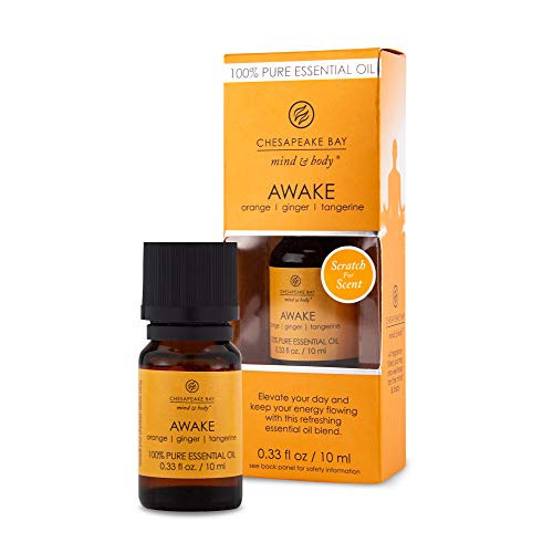Chesapeake Bay Candle 100% Pure Essential Diffuser Oil  10ml  Awake  Orange Ginger Tangerine