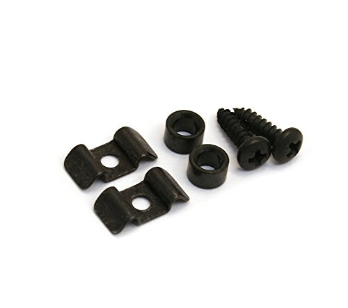 Squier by Fender Bullet Strat Beginner Electric Guitar Strat Black String Guide