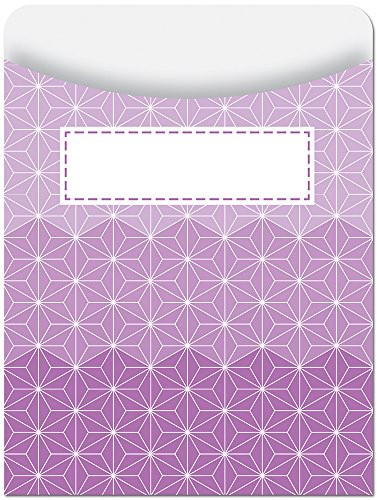 Creative Teaching Press Library Pockets  Ombre Purple Radiant Stars  6789