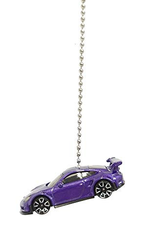 Porsche Like Diecast Car Ceiling Fan Light Pull Chain Ornaments  Porsche 911 GT3 RS Purple 186