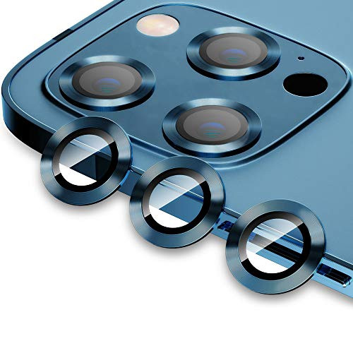 Compatible with iPhone 12 Pro Max 6.7" Camera Lens Protector Tiietone HD Anti-Scratch Metal Frame Camera Lens Tempered Glass Screen Protector Case Friendly-Pacific Blue Compatible with iPhone 12 Pro Max 6.7" Camera Lens Protector Tiietone HD Anti-Scratch Metal Frame Camera Lens Tempered Glass Screen Protector Case Friendly-Pacific Blue