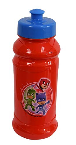 1 pack Zak Designs PJ Masks Kids 16oz Pull-Top Water Bottles  Red Blue  BPA-Free