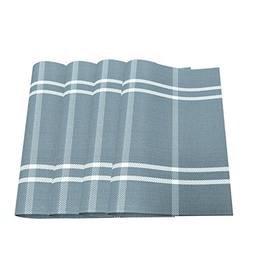 BeautiLife Set of 4 Placemats Placemats for Dining Table Heat-Resistant Placemats Stain Resistant Washable PVC Table Mats Kitchen Table mats BeautiLife Set of 4 Placemats Placemats for Dining Table Heat-Resistant Placemats Stain Resistant Washable PVC Table Mats Kitchen Table mats