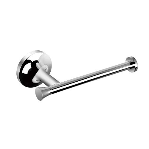 R FLORY Luxury Chrome Simple Design Tissue Paper Holder Bars Brass Bathroom Wall Mount Towel Ring Stand Accessories Kitchen DIY Tools  Chrome