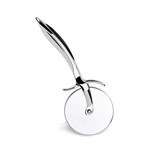 Awekris Pizza Cutter, Stainless Steel Rolling Pizza Cutter 3" Sharp Blade with Good Grip Handle Ideal For Pizza, Pies, Waffles and Dough Cookies