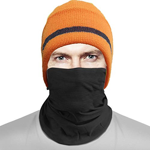 IDOU blaze orange beanie orange hat orange hunting beanie blaze orange vest for men  Orange