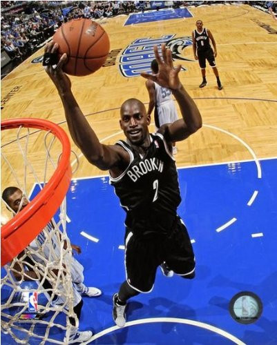 NBA Kevin Garnett Brooklyn Nets 2013 Action Photo 8x10