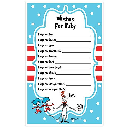 Dr. Seuss Baby Shower Game - Wishes For Baby