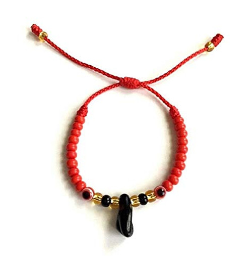 COLIBROX Azabache Red Evil Eye Baby Bracelet - Pulsera De Azabache Ojo para Bebe