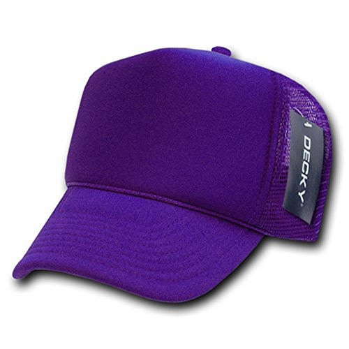 DECKY Solid Trucker Cap  Purple
