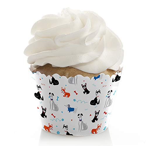 Pawty Like a Puppy - Dog Baby Shower or Birthday Party Decorations - Party Cupcake Wrappers - Set of 12 Pawty Like a Puppy - Dog Baby Shower or Birthday Party Decorations - Party Cupcake Wrappers - Set of 12