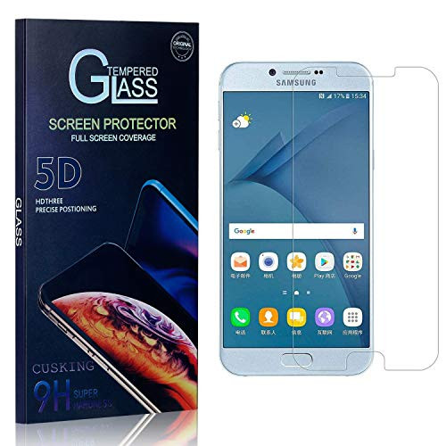 CUSKING Screen Protector for Galaxy A8 2016 Tempered Glass Screen Protector Film for Samsung Galaxy A8 2016 Bubble Free 9H Hardness Anti Fingerprint 1 Pack CUSKING Screen Protector for Galaxy A8 2016 Tempered Glass Screen Protector Film for Samsung Galaxy A8 2016 Bubble Free 9H Hardness Anti Fingerprint 1 Pack